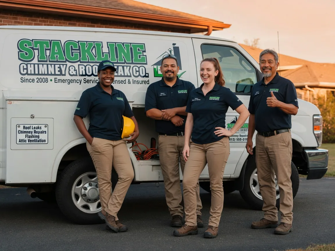 Chimney flashing repair company in Cleveland, OK